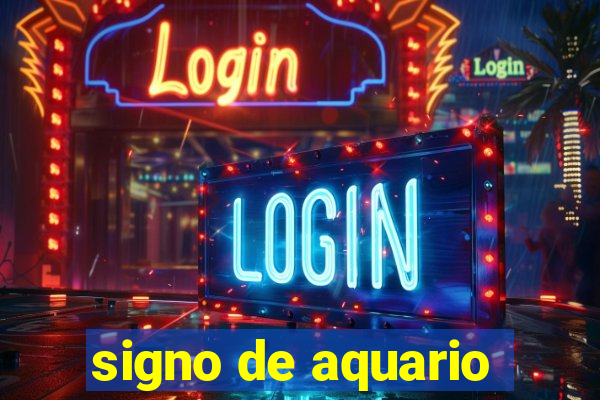 signo de aquario